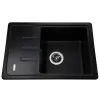 Гранітна мийка Globus Lux MONO 620х435-А0002, чорний- Фото 1